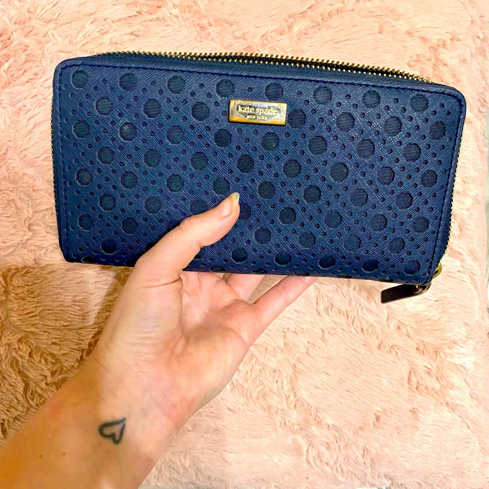 Navy Blue Kate Spade Wallet